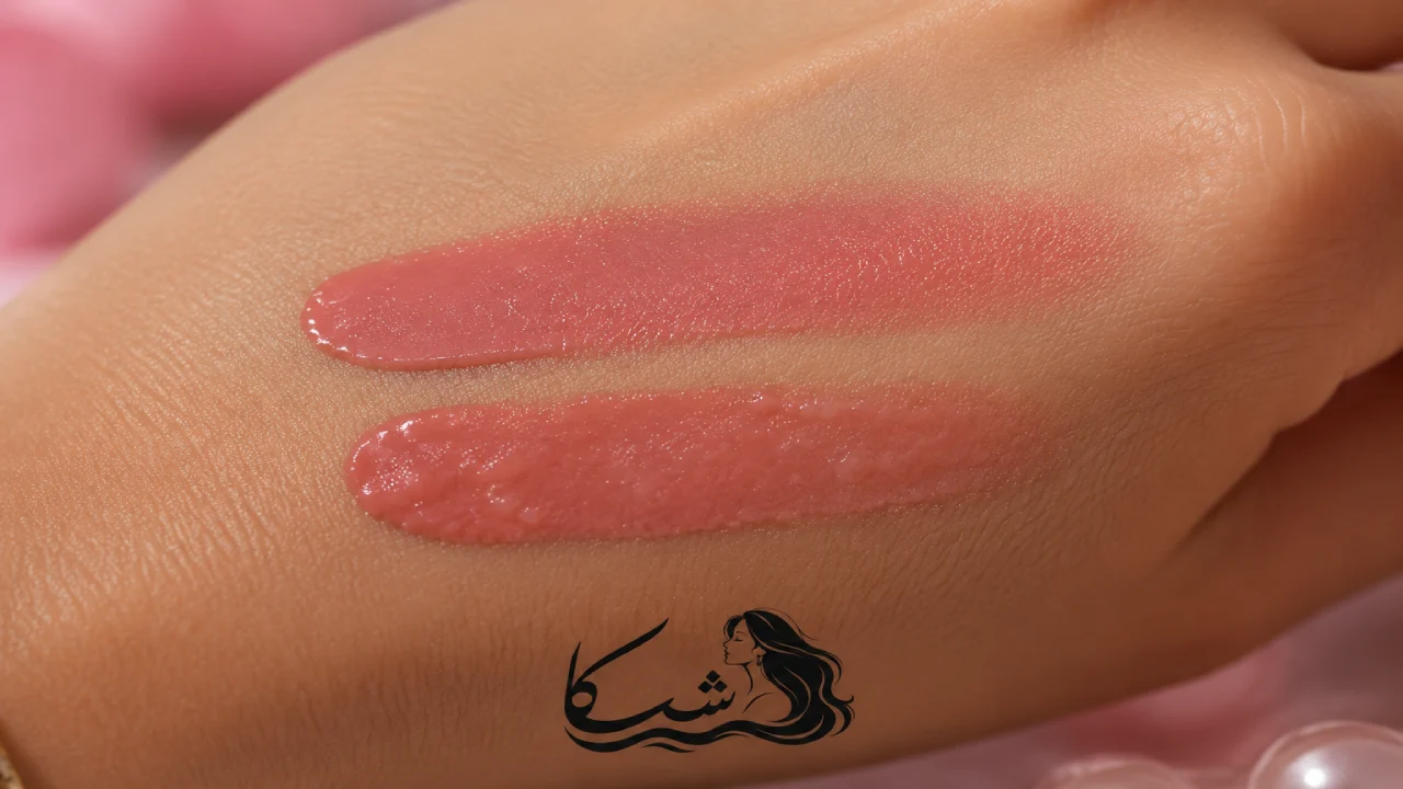 تست سواتچ و بررسی تفاوت بافت و پیگمنت رژگونه شیگلم اورجینال در برابر نسخه تقلبی روی پوست
