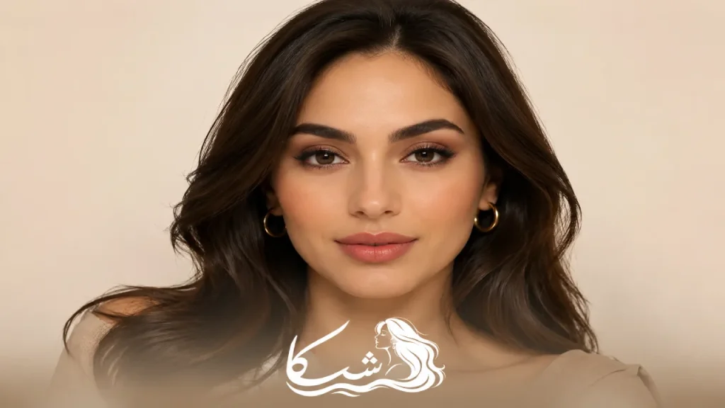 مدل آرایش شده با تکنیک کانتور صورت گرد برای ایجاد زاویه فک و گونه های برجسته. | کانتور بر اساس فرم صورت (گرد، کشیده و بیضی) + ترفندها