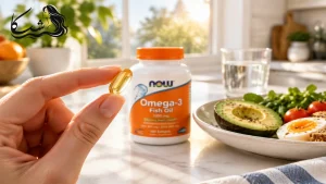 طریقه مصرف و بهترین زمان خوردن قرص امگا3 Now